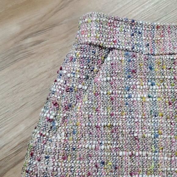 🔸️J. Crew Multicolored Confetti Tweed Skirt Size 4 - Picture 4 of 11